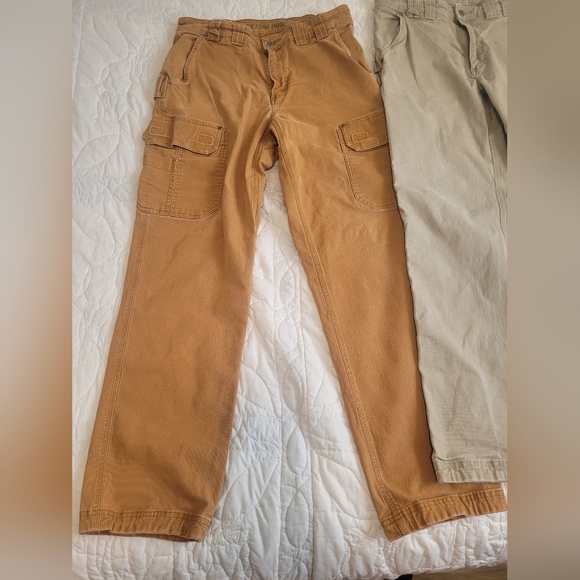 2 Pairs, Duluth Trading Co Flex Fire Hose Work Pants, Tagged 34×34 Relaxed Fit - Picture 3 of 14